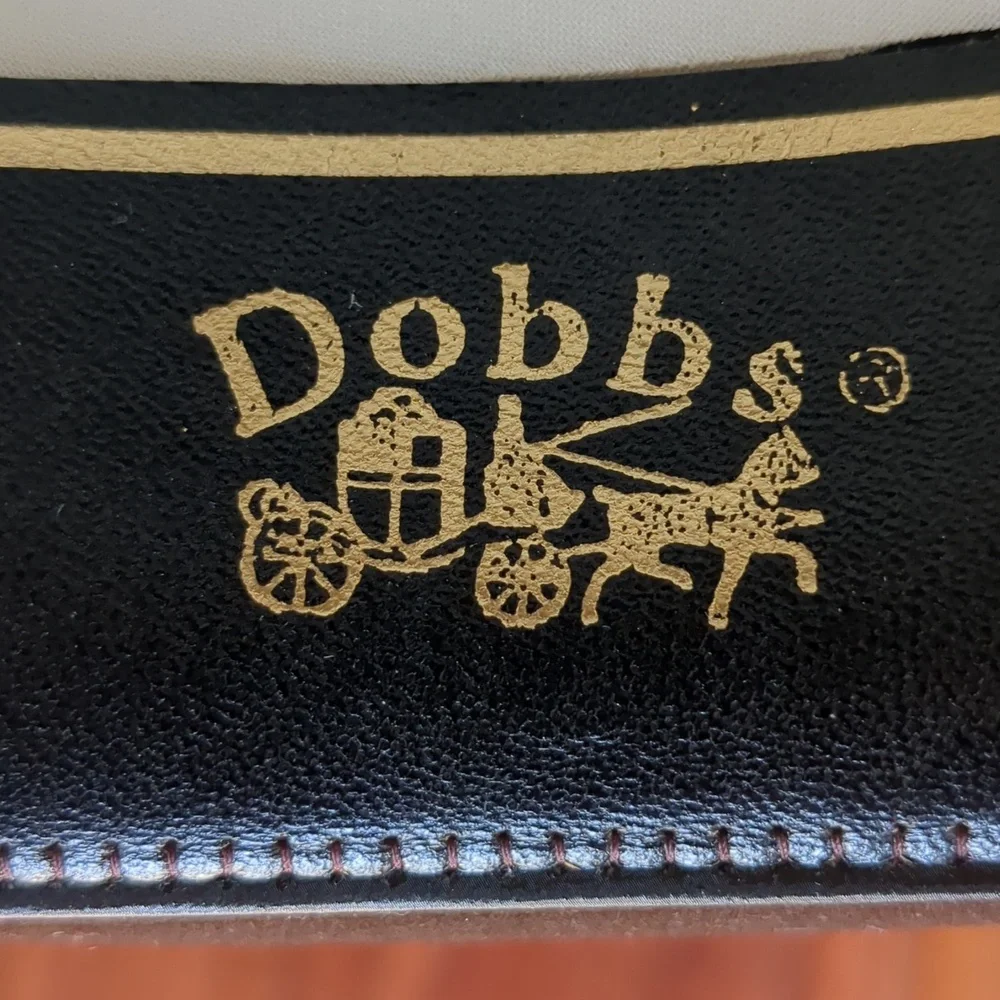 MEN'S VINTAGE DOBBS FELT BROWN FEDORA SIZE 6 7/8 - Picture 8 of 16